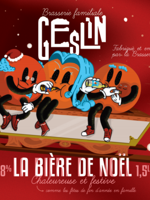 La bière de Noel chaleureuse et festive comme les fêtes de fin d'année en famille. 8%