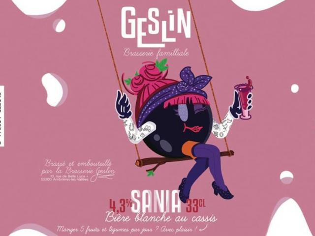 Sania, Bière Blanche au cassis, 5 fruits et légumes par jour ? Voici les fruits.. 4.3%