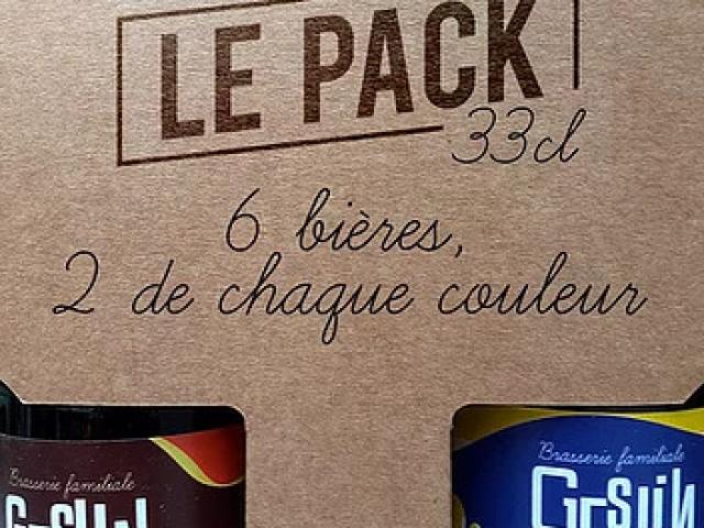 Le Pack de 6 bières en 33cl, idéal pour un apéro entre amis réussi!