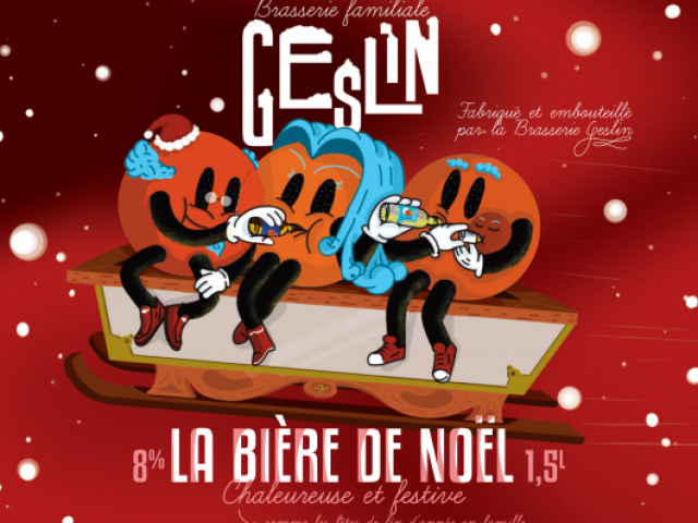 La bière de Noel chaleureuse et festive comme les fêtes de fin d'année en famille. 8%